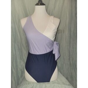 NWT Purple Lavender Tie Women Swimsuit large